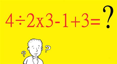 Math Brain Teaser Can You Solve This Calculation Quickly WTVideo