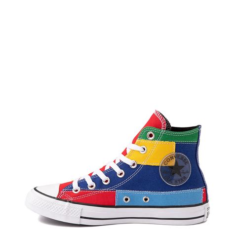 Converse Chuck Taylor All Star Hi Patchwork Color-Block Sneaker ...