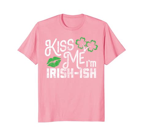 Funny St Patricks Day Shirt Kiss Me Im Irish Ish Vintage Ah My