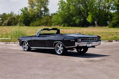 Chevrolet Chevelle Convertible Resto Mod Super Sport Black For Sale