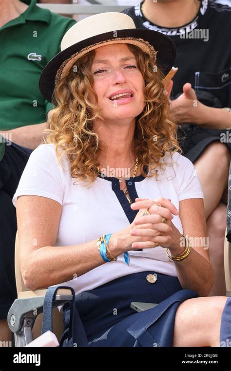 Paris France 09th June 2023 Aurelie Saada Attends The 2023 French Open At Roland Garros On