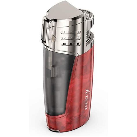 VVAY Triple Jet Flame Lighter Windproof Butane Turbo Torch Lighter With