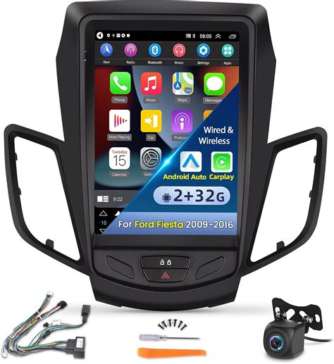 Radio De Voiture Android 9 7 Pouces Pour Ford Fiesta 2009 2016 Carplay