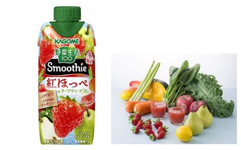 カゴメ冬限定の味わい、「野菜生活100 Smoothie 紅ほっぺ＆ラ・フランスmix」を期間限定発売 ライブドアニュース