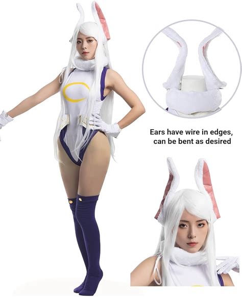 MHA Rabbit Hero Mirko Cosplay Sexy Costume Anime BNHA Rumi