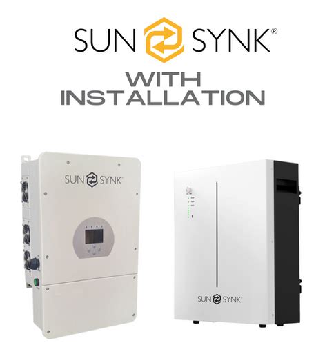 Sunsynk Lithium Batt 532kw Inverter 55kw Installation Coc