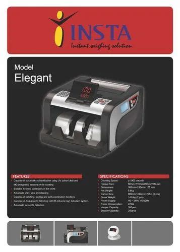 Ady Industries Fully Automatic Insta Elegant Loose Note Counting Machine Mg Dimensions 300mm