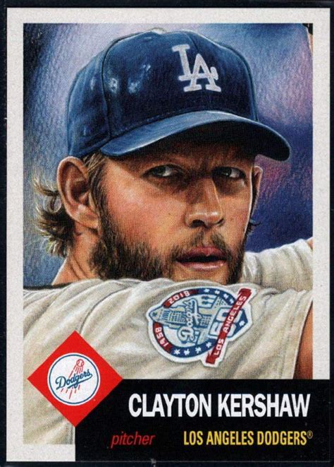 Baseball Mlb 2018 Topps Living Set 95 Clayton Kershaw