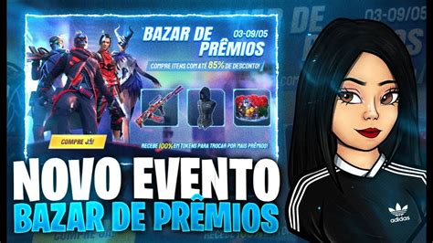 Free Fire Ao Vivo Novo Evento Bazar De Pr Mios Vem Pra Live