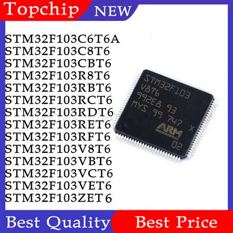 STM32F103C6T6A STM32F103C8T6 STM32F103CBT6 STM32F103RCT6 STM32F103 R8T6