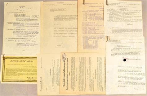 At Auction Collection Of Documents And Correspondence