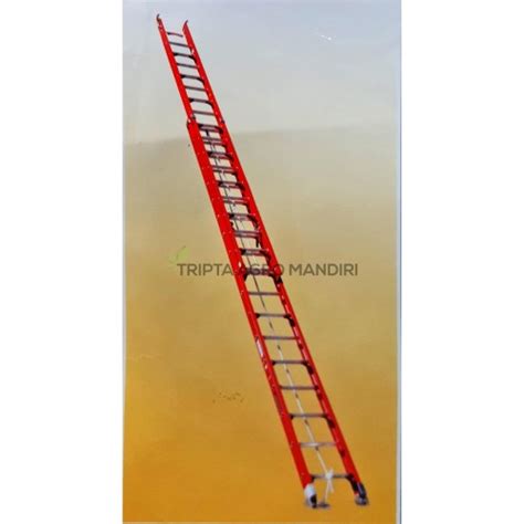 Jual Tangga Pln Meter Fiberglass Sliding Ladder Heavy Duty Jakarta