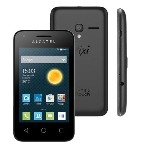 Smartphone Alcatel OneTouch Pixi 3 Preto com Tela 3.5”, Dual Chip ...