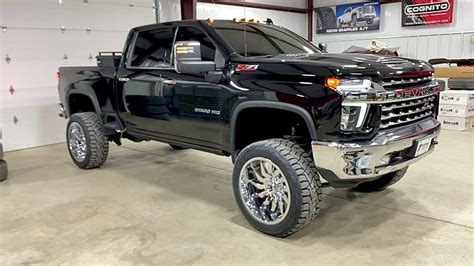 2020 Chevy 2500hd With Bds 65” Lift On 37s And 24x12 Youtube