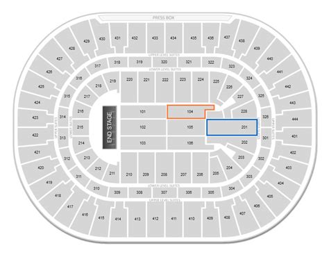 Honda Center Seating Chart With Row Numbers Chart Walls