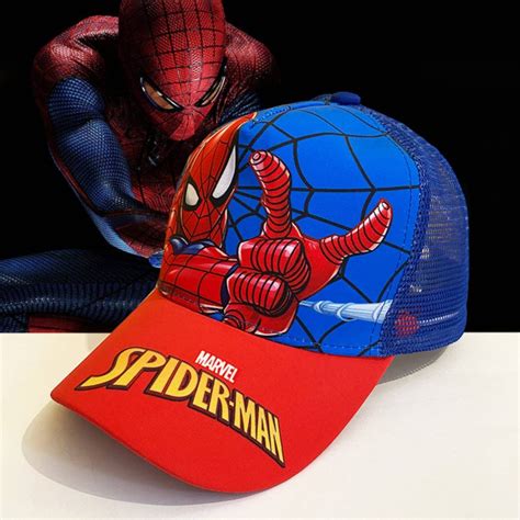 Spiderman Czapka Z Daszkiem Bejsbol Wka Dla Dzieci Niebieska Wks