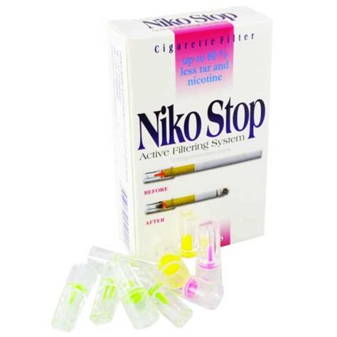 NIKO STOP 2 20 Filtre Anti Goudron Nicotine Pas Cher MajorSmoker