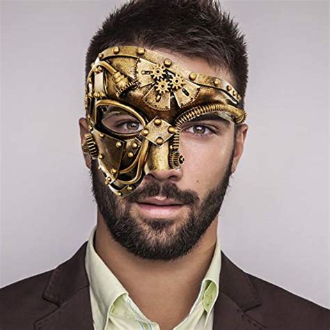 Steampunk Metal Cyborg Venetian Mask Steampunk Lot Steampunk