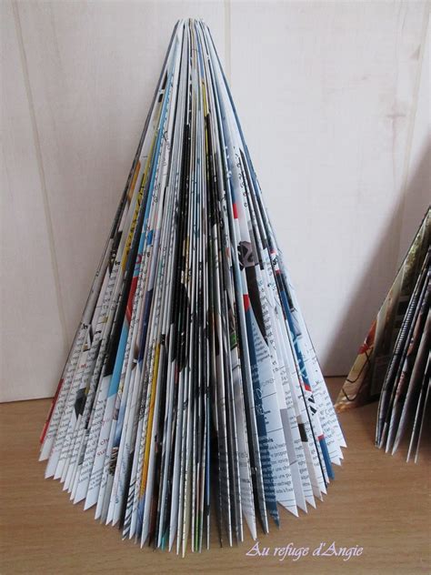 Au Refuge D Angie Recyclage De Magazine En Sapin De No L