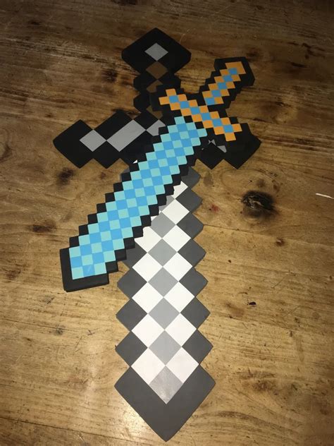 Minecraft Swords Crossed