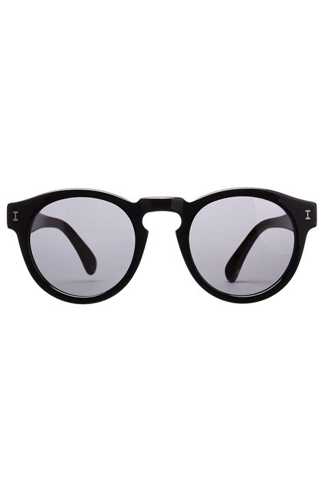 Lyst Illesteva Leonard Sunglasses Black In Black