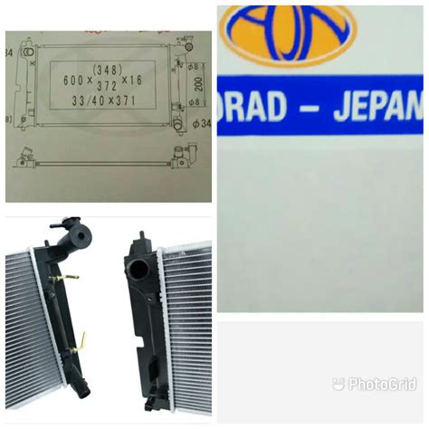 Jual Radiator Toyota Altis Matic 1800cc 2000 2001 2002 2003 2004 2005