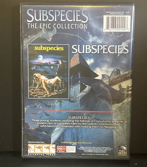 SUBSPECIES (DVD, 2005) Rare, OOP! from Full Moon Features Epic