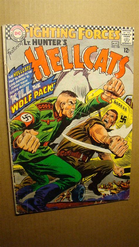 Our Fighting Forces 108 Solid Copy Joe Kubert Art 1967 3rd Hellcats