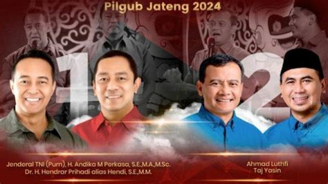 HASIL Quick Count Pilgub Jateng 4 Lembaga Nyatakan Ahmad Luthfi Taj