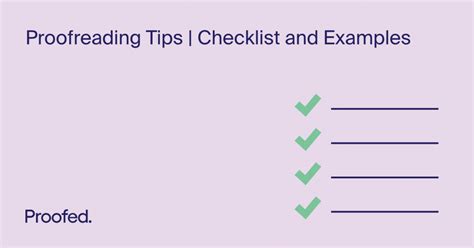 5 Proofreading Tips Checklist And Examples Proofeds Writing Tips