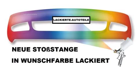 STOSSSTANGE HINTEN IN Wunschfarbe LACKIERT passt für Opel Astra J Kombi