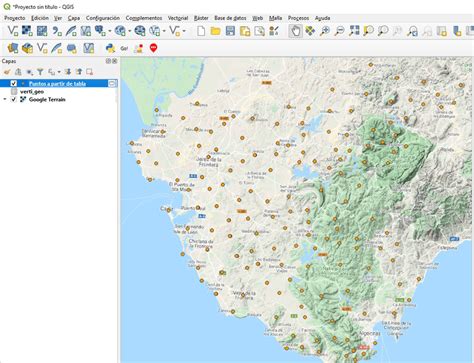 Cómo Crear Una Capa A Partir De Una Tabla Con Coordenadas Xy Con Qgis Arcgis Y Gvsig