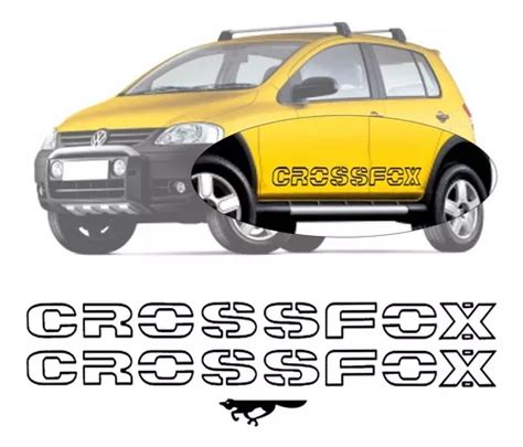 Kit De Adesivos Faixas Laterais Vw Cross Fox De A