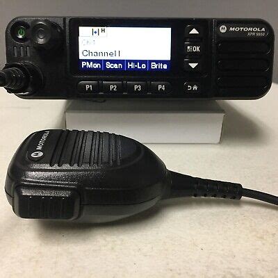 MOTOROLA XPR5550 UHF 450-512MHz 40w mobile radio AAM28TRN9KA1AN LOADED ...