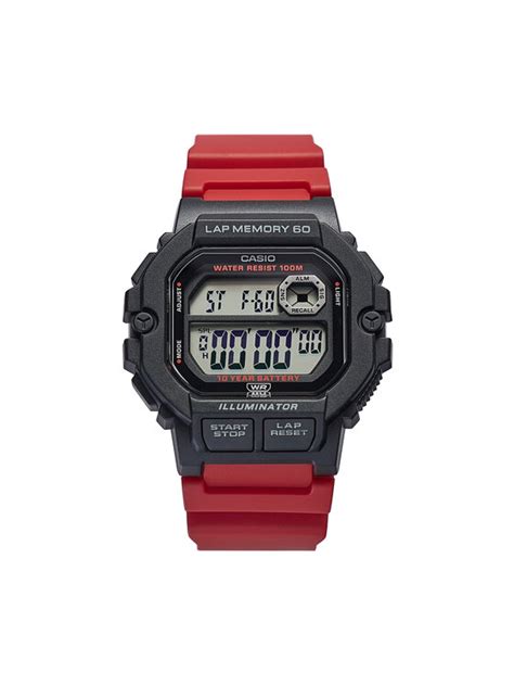 Casio Karóra WS 1400H 4AVEF Piros Modivo hu