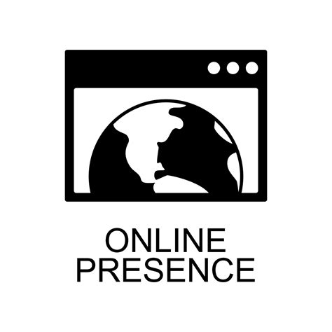 online presence vector icon 22763704 Vector Art at Vecteezy