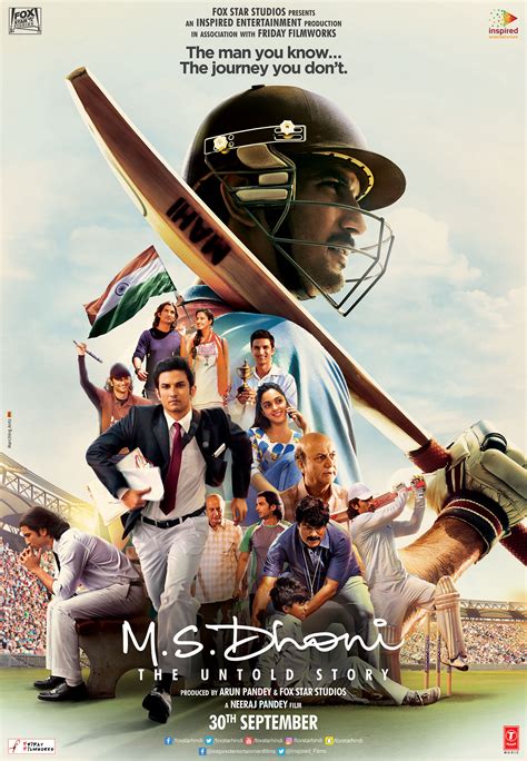 Check Out The Latest Poster Of Sushant Singh Rajputs Ms Dhoni The