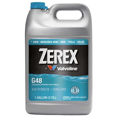 Coolant Concentrate Zerex G Gal Blue Cascade German Parts