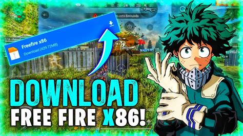 O MELHOR FREE FIRE X86 ATUALIZADO X86 O FREE FIRE MAIS LEVE E MAIS