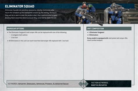 Warhammer 40k Eliminators