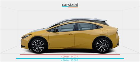 Dimensions Toyota Prius 2022 Present Vs BYD Dolphin 2021 Present