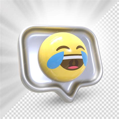 Premium Psd 3d Facebook Emoji Joy
