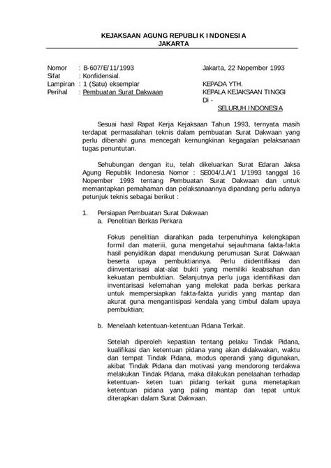 Pdf Kejaksaan Agung Republik Indonesia C Pemilihan Bentuk Surat