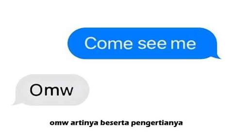 Pengertian Omw Artinya Beserta Penjelasan Dan Perbedaan Dengan Otw