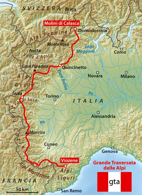 Grande Traversata Delle Alpi Fie Italia