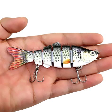 Fishing Lure Cm G D Eyes Segment Lifelike Fishing Hard Lure