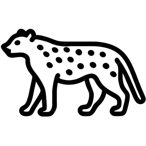 Premium Vector | Amur leopard icon outline