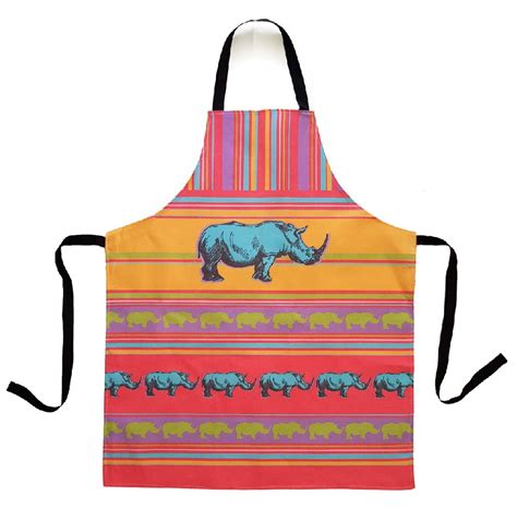 Rhino Stripe Aprons Africa Smiles