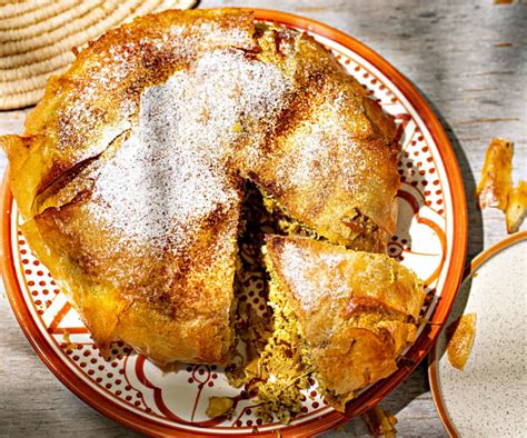 Pastilla au poulet aux amandes et à la cannelle Cookidoo la