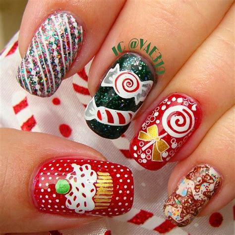 12 Days Of Nail Art Nailstyle Holiday Nail Designs Nail Art